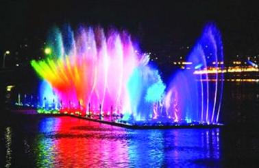 The One of the Biggest Musical Fountain in South Asia -- Bangladesh Bangali New Year