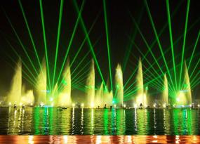 laser fountain