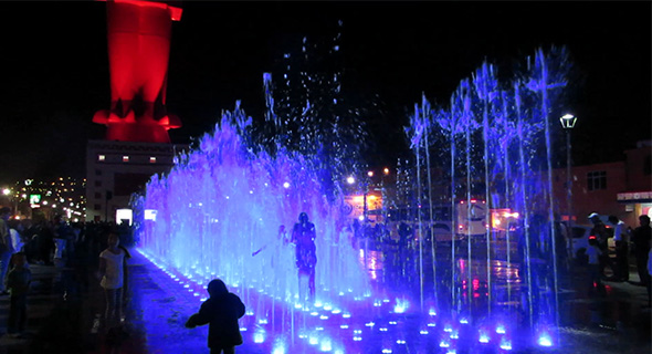 Mexico Square Dry Floor Music Fountain