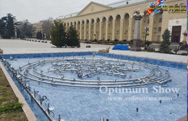 Azerbaijan Fountain Installation Gəncə şəhərin fəvvarə №1 və №2